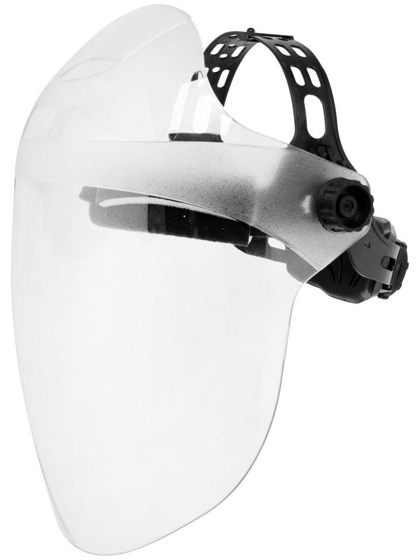 Щиток защитный WELDER Визор Профи, поликарбонат, пластиковое оголовье, храповый механизм