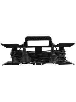 Удлинитель на каркасе 1 розетка, 10м, 10А, ПВС 3х0.75мм2, с з/к, IP20