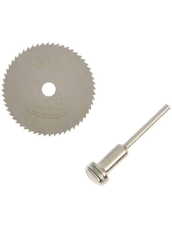 Круг отрезной для граверов и бормашин ТУНДРА, 44 мм + адаптер 3.2 мм