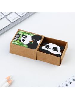 Значок деревянный «Панда», 4 х 2,7 см