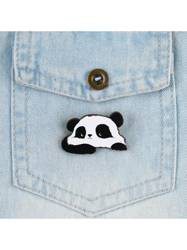 Значок деревянный «Панда», 4 х 2,7 см