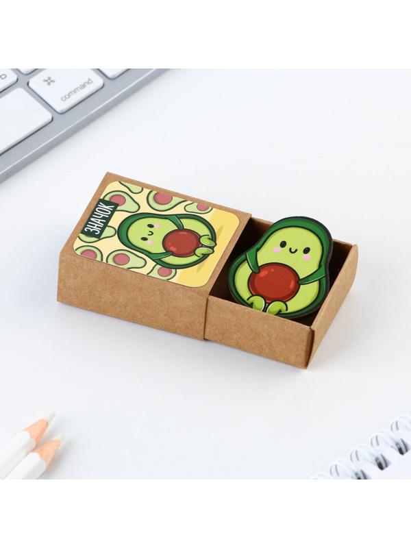 Значок деревянный «Авокадо», 3,2 х 4 см