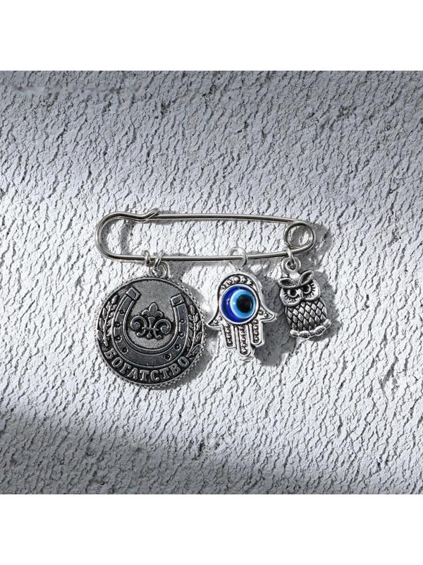 Брошь - булавка «Удачи», длина 3,5 см