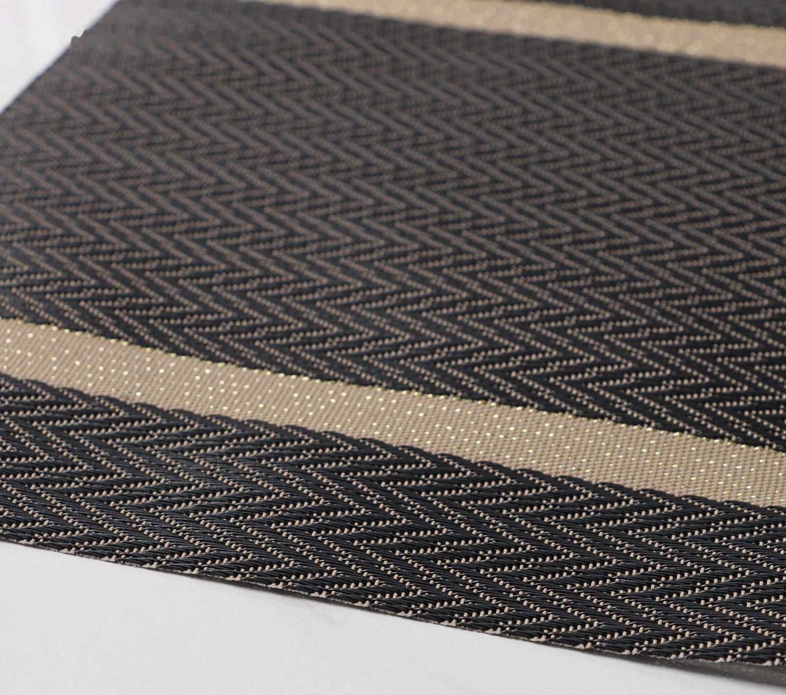 Набор салфеток сервировочных на стол Доляна «Рона», 4 шт, 45×30 см, цвет коричневый