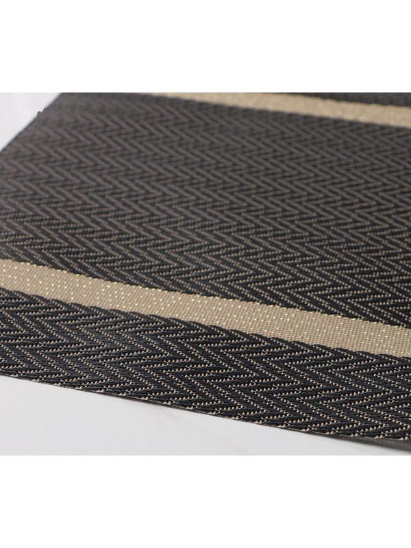 Набор салфеток сервировочных на стол Доляна «Рона», 4 шт, 45×30 см, цвет коричневый