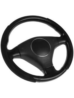 Накладки на руль автомобиля, черные, набор 2 шт