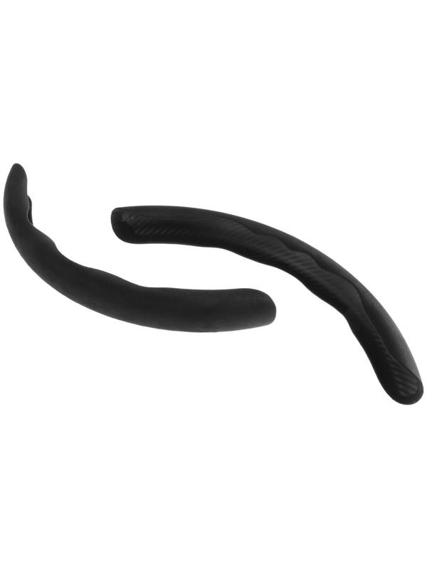 Накладки на руль автомобиля, черные, набор 2 шт