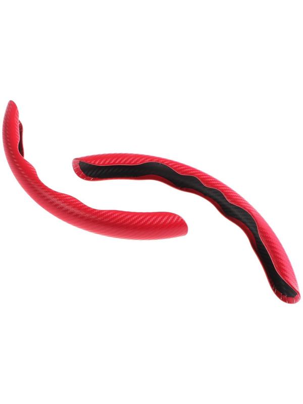 Накладки на руль автомобиля, красные, набор 2 шт