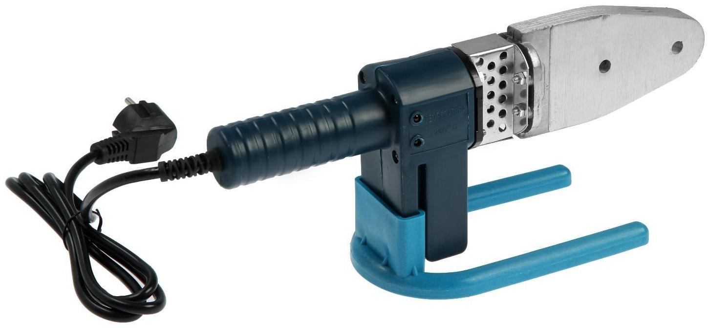Аппарат для сварки пластиковых труб ТУНДРА, 1200 Вт, комплект насадок 20-32 мм, 0-300°, кейс   91355