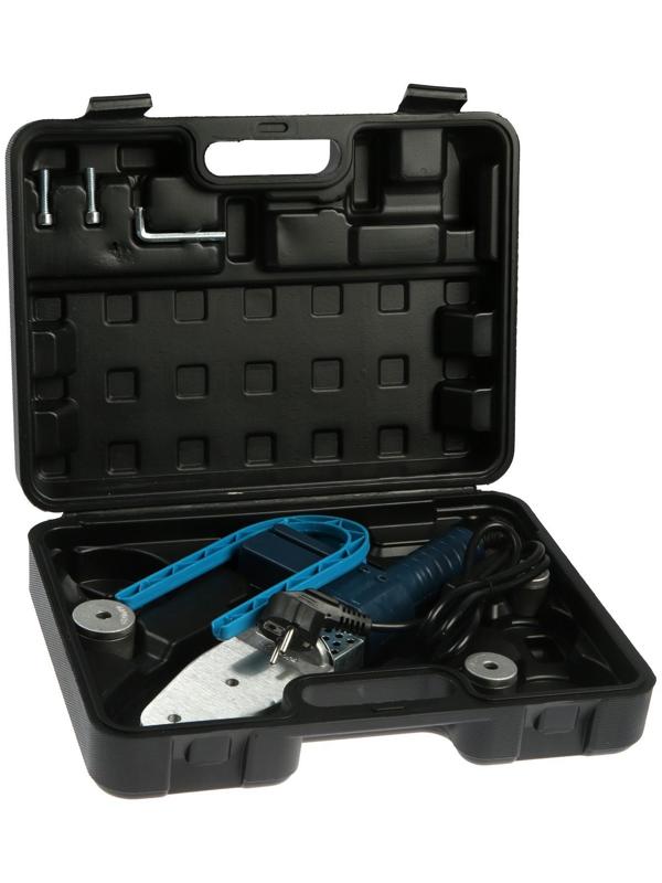 Аппарат для сварки пластиковых труб ТУНДРА, 1200 Вт, комплект насадок 20-32 мм, 0-300°, кейс   91355