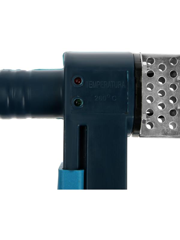 Аппарат для сварки пластиковых труб ТУНДРА, 1200 Вт, комплект насадок 20-32 мм, 0-300°, кейс   91355