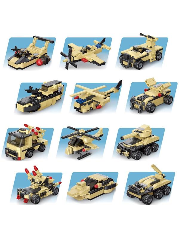 Конструктор блочный «Штурмовой танк», 31038 / 724 детали