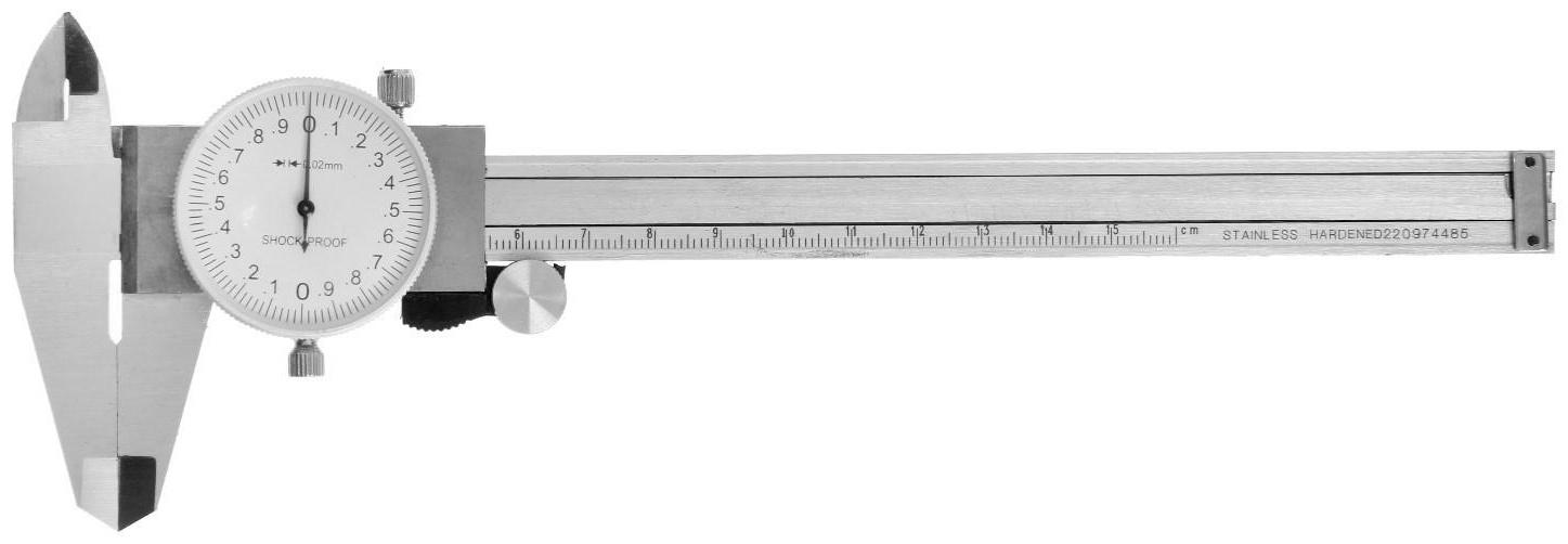 Штангенциркуль стрелочный ТУНДРА, металлический, с глубиномером, 150 мм
