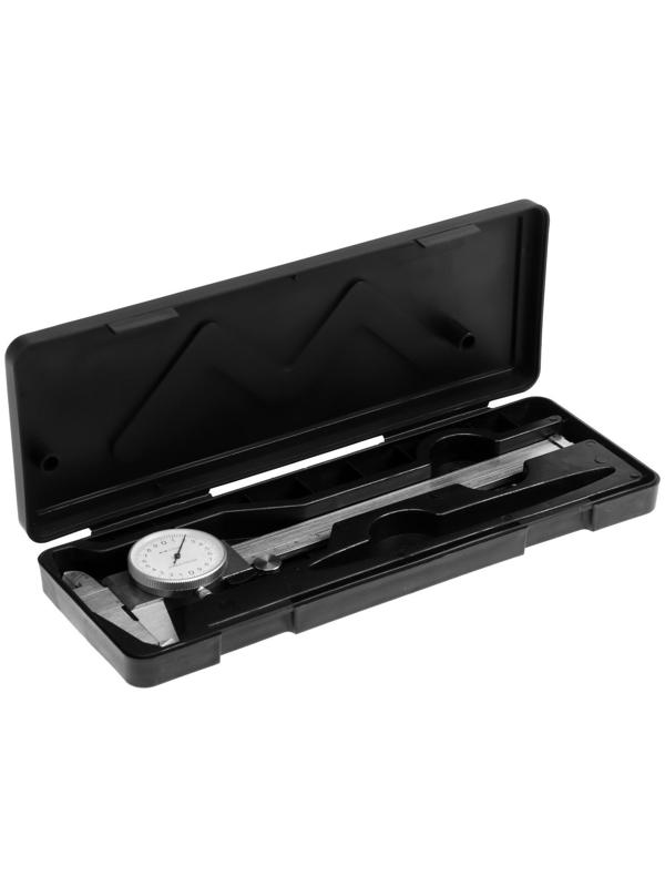 Штангенциркуль стрелочный ТУНДРА, металлический, с глубиномером, 150 мм