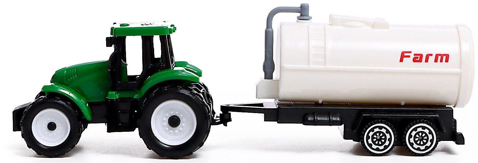 Игровой набор «Ферма», трактор, сарай и животные