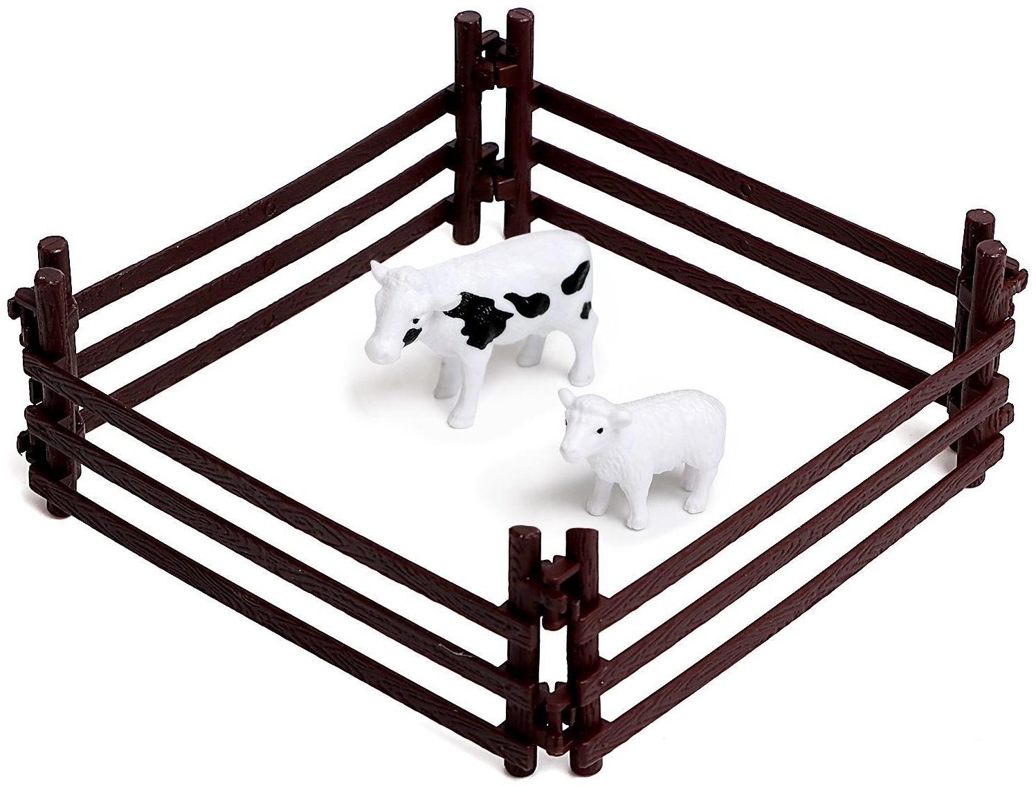 Игровой набор «Ферма», трактор, сарай и животные