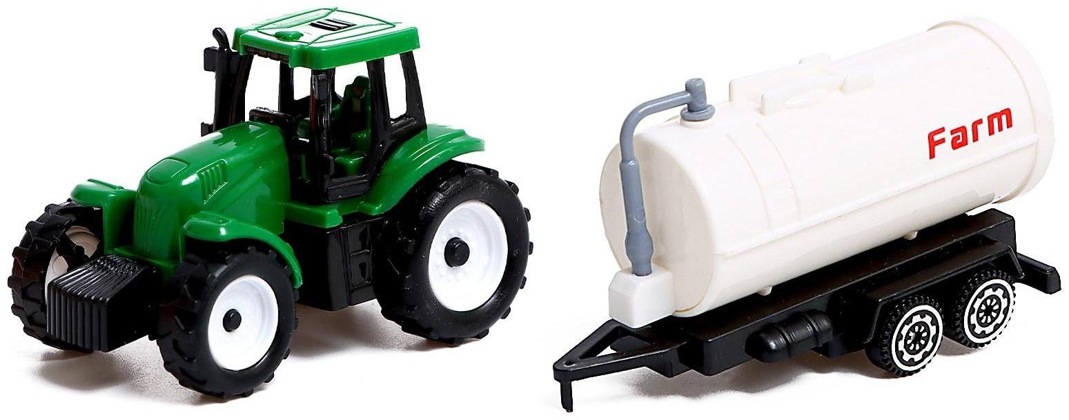 Игровой набор «Ферма», трактор, сарай и животные