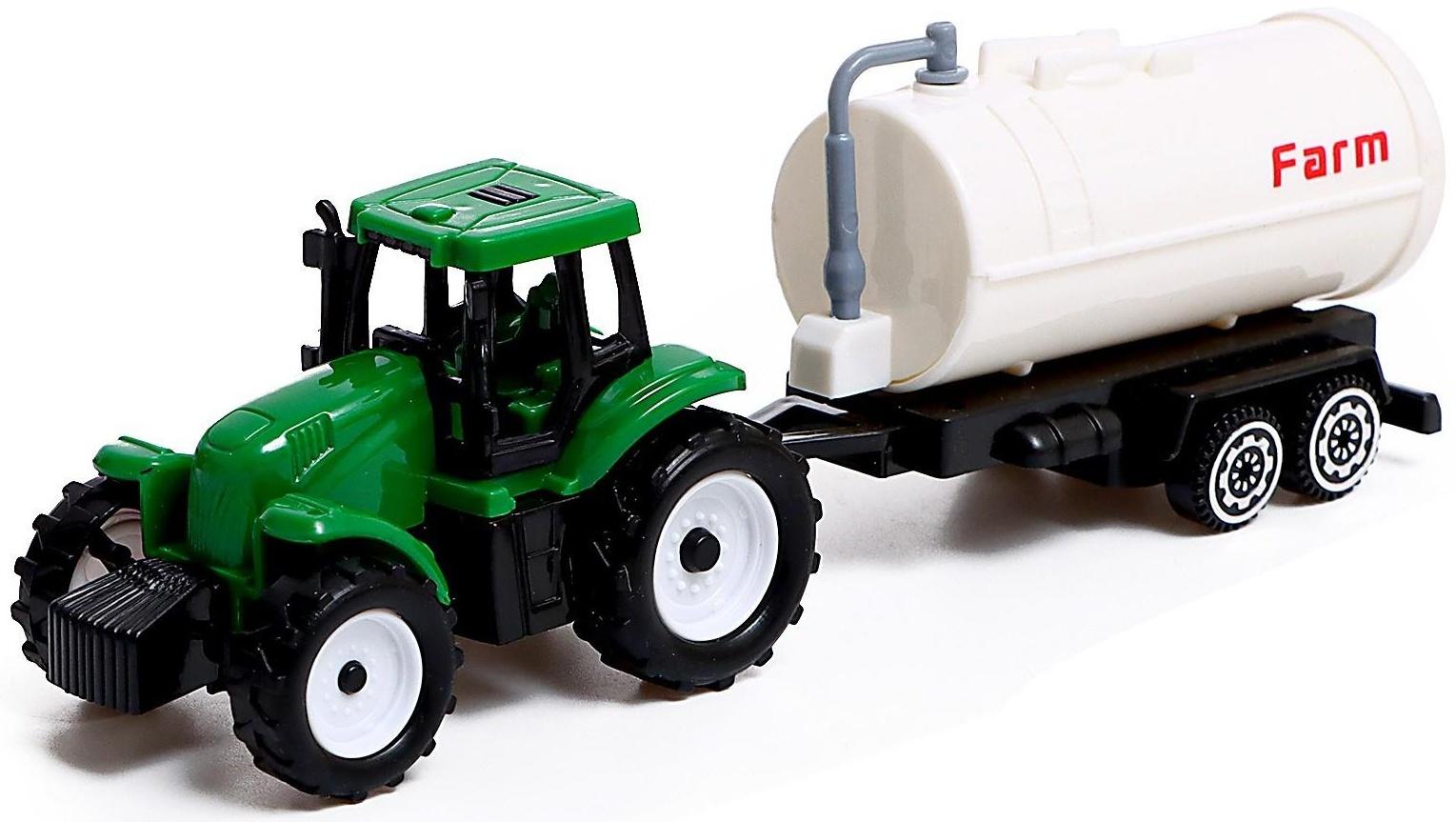 Игровой набор «Ферма», трактор, сарай и животные