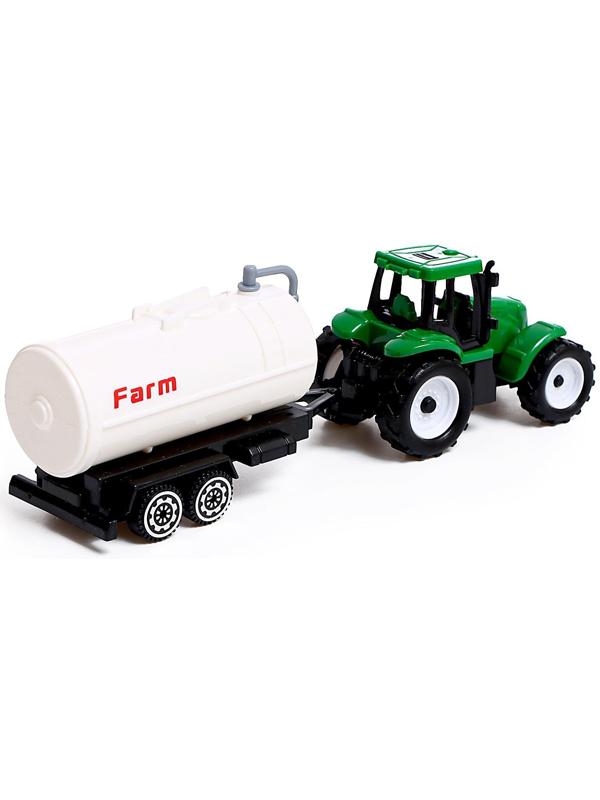 Игровой набор «Ферма», трактор, сарай и животные