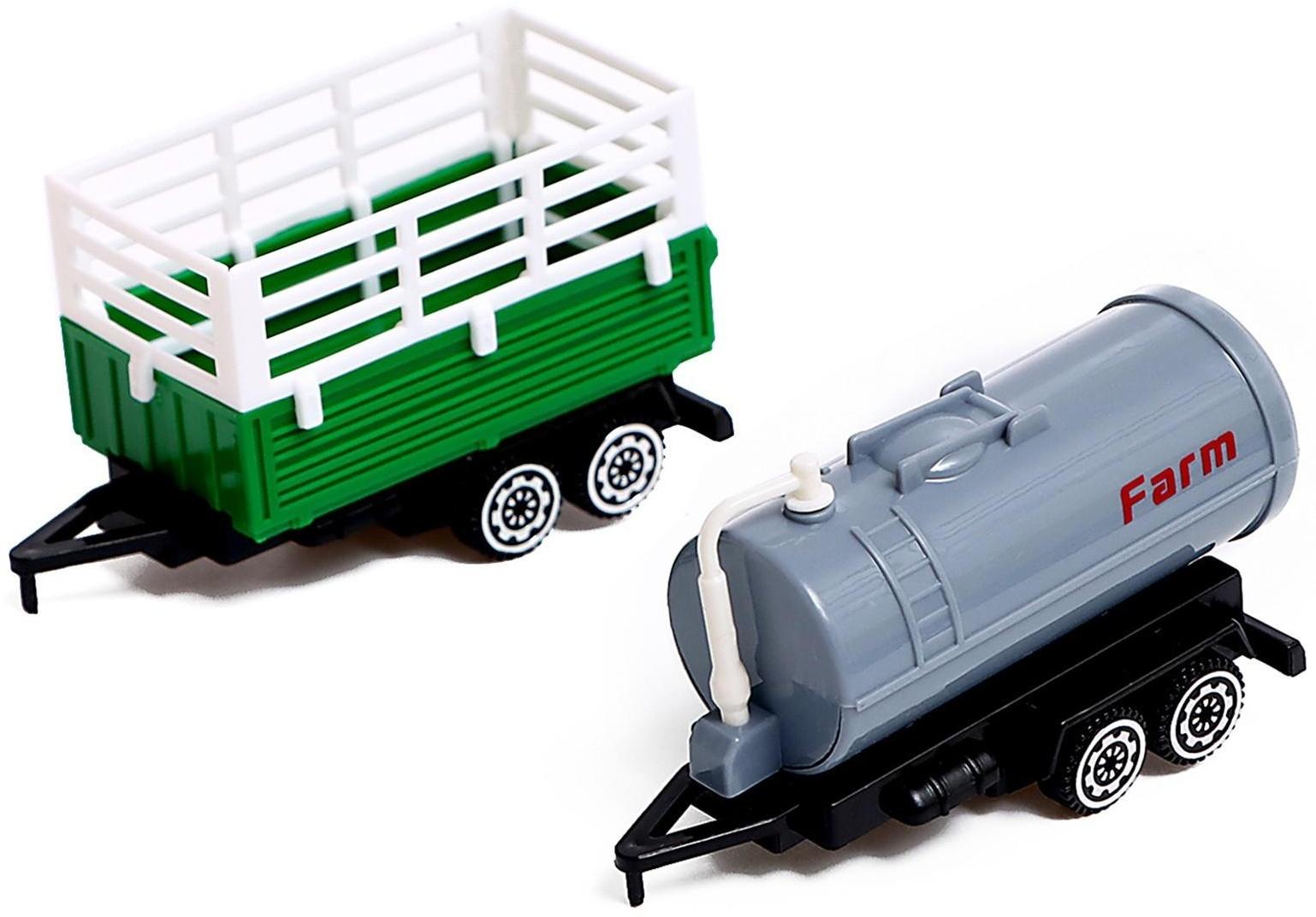 Игровой набор «Ферма», трактор, сарай и животные, МИКС