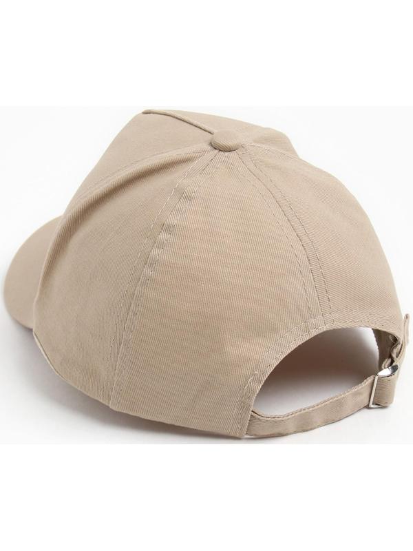 Бейсболка для мальчика, цвет бежевый, размер 52-54