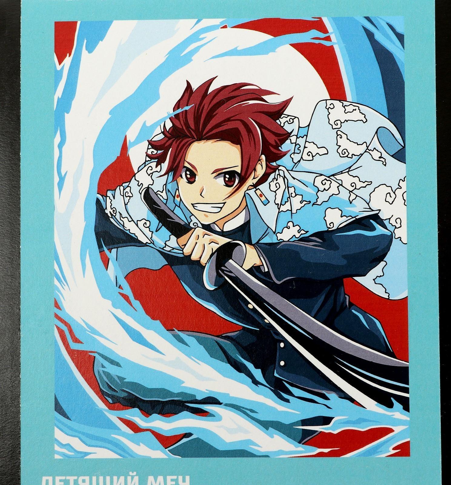 Картина по номерам на холсте с подрамником «Летящий меч», 40х50 см