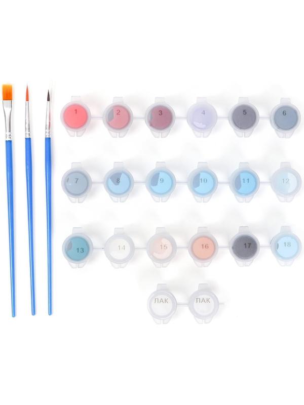 Картина по номерам на холсте с подрамником «Летящий меч», 40х50 см