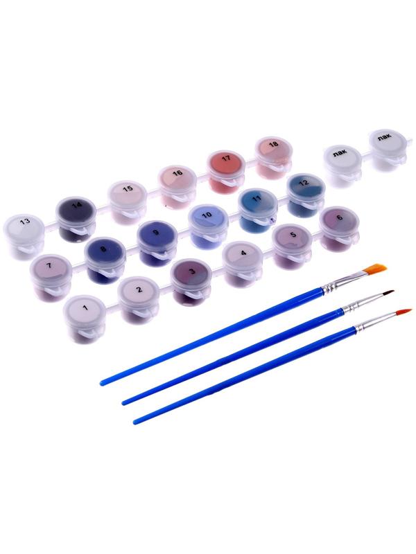 Картина по номерам на холсте «Готическая девушка», 40х30 см, в плёнке