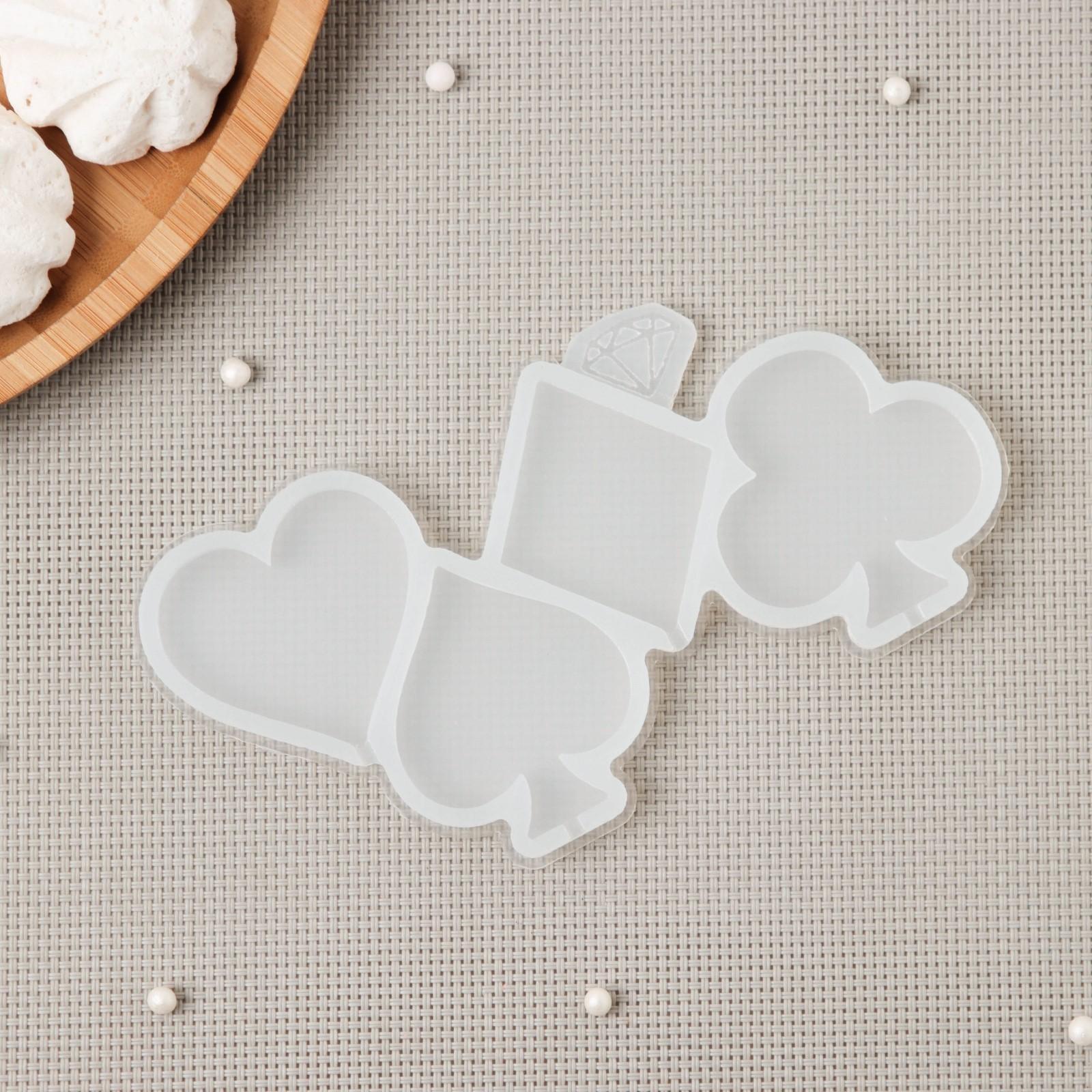 Молд «Масти», цвет прозрачный