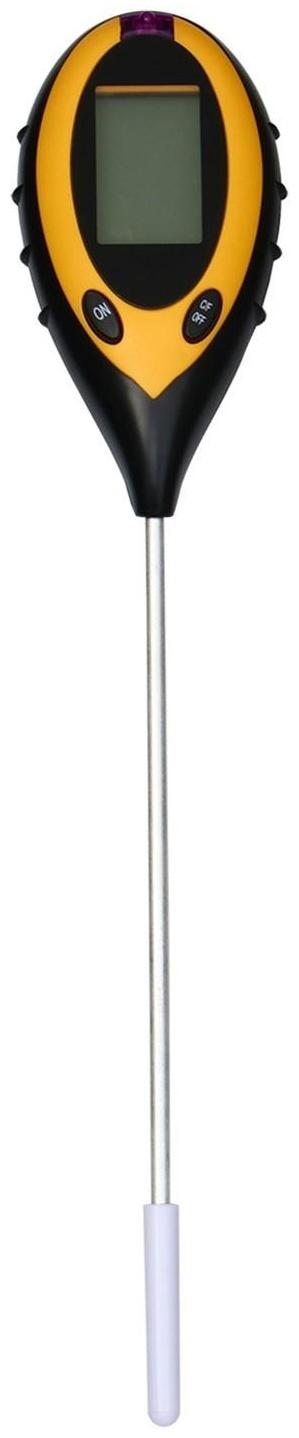 Прибор для измерения 4 в 1: влажности, кислотности, освещёности и температуры почвы