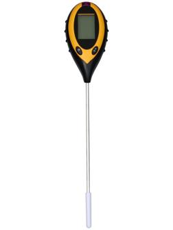 Прибор для измерения 4 в 1: влажности, кислотности, освещёности и температуры почвы