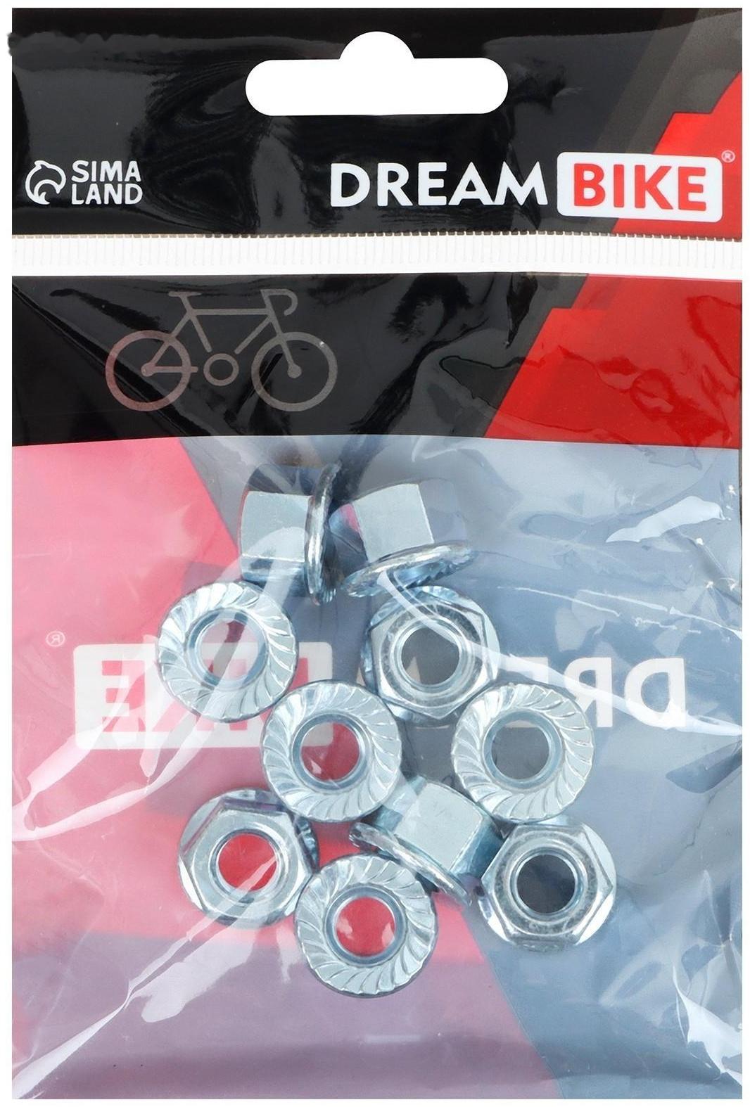 Гайка оси 8мм, цвет серебристый