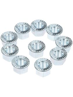 Гайка оси 8мм, цвет серебристый