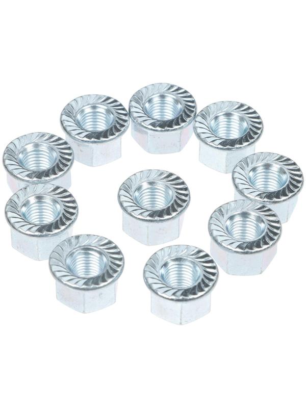 Гайка оси 8мм, цвет серебристый