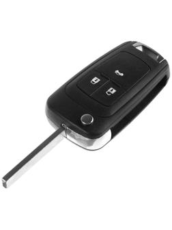 Корпус  ключа, откидной, Opel, 3 кнопки