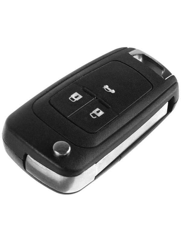 Корпус  ключа, откидной, Opel, 3 кнопки