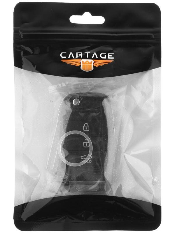 Корпус  ключа, откидной, Kia K2, K3, K5, Carens, Cerato, Forte, 3 кнопки