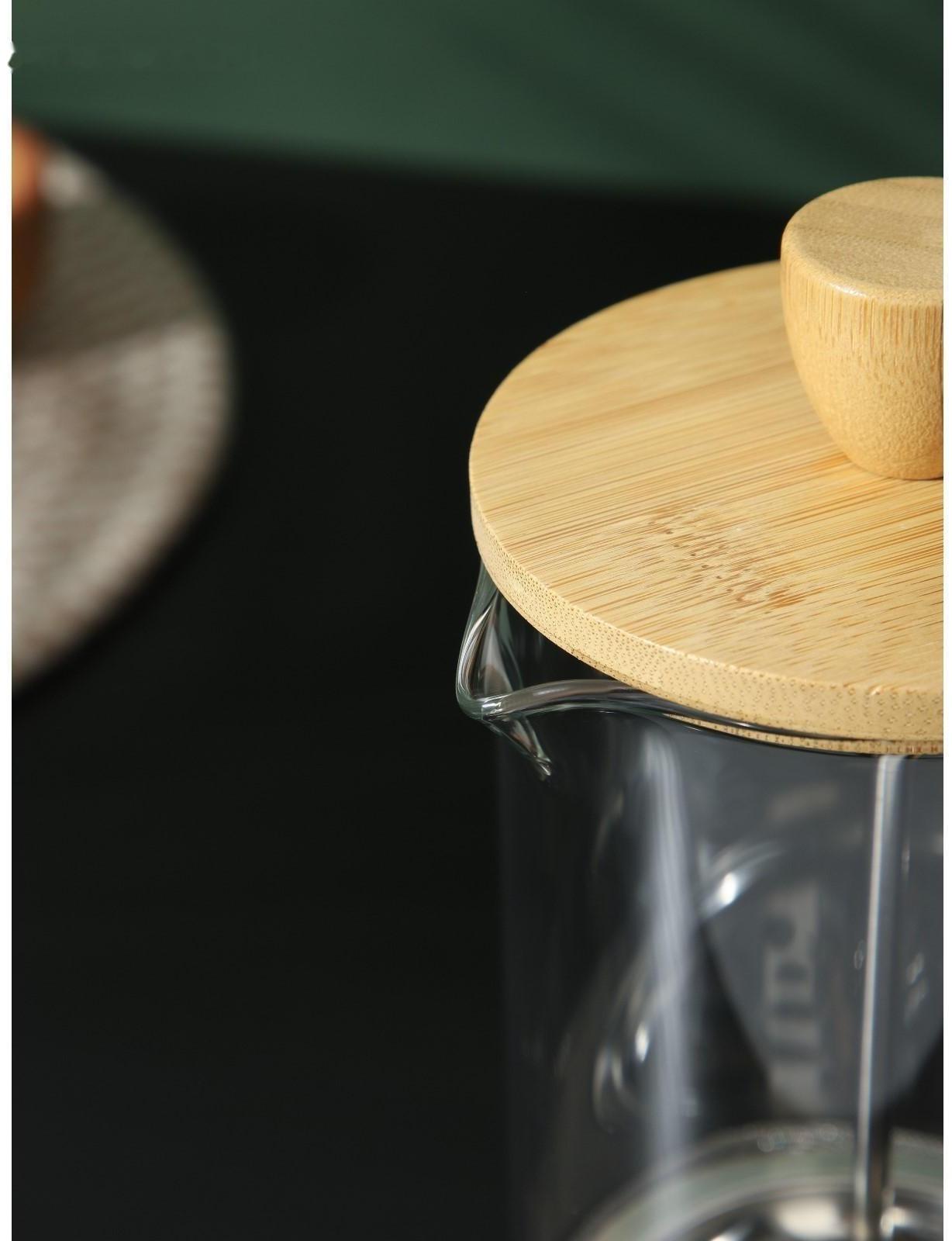 Френч-пресс стеклянный BellaTenero «Эко cork», 600 мл