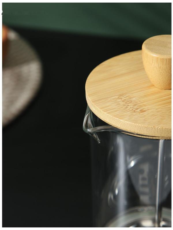 Френч-пресс стеклянный BellaTenero «Эко cork», 600 мл