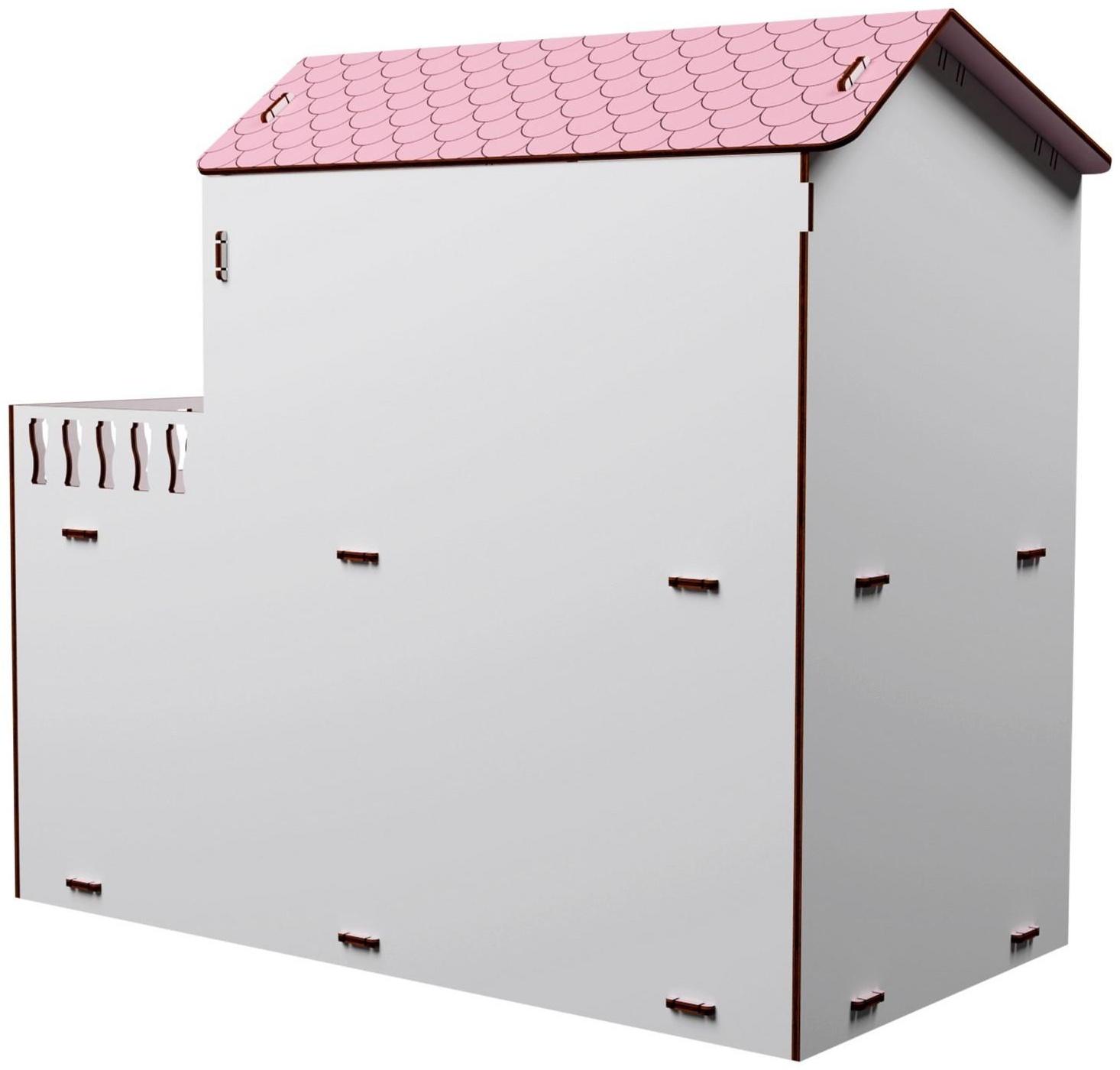 Домик для куклы 2-х этажный