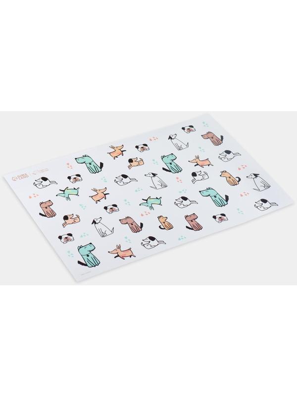 Коврик под миску «Собачья радость» , 43х28 см