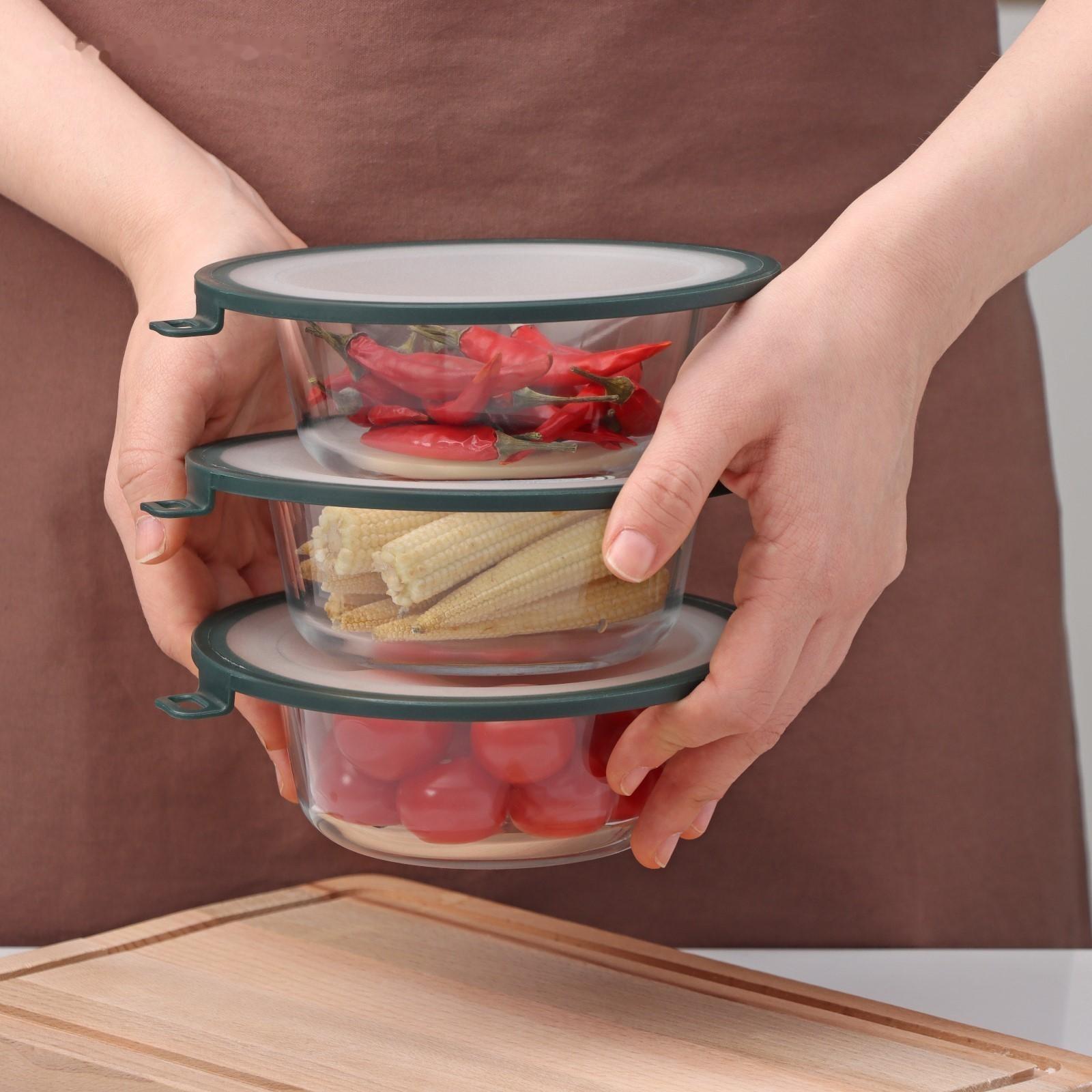 Вакуумная крышка для посуды, d=16 см, цвет зелёный