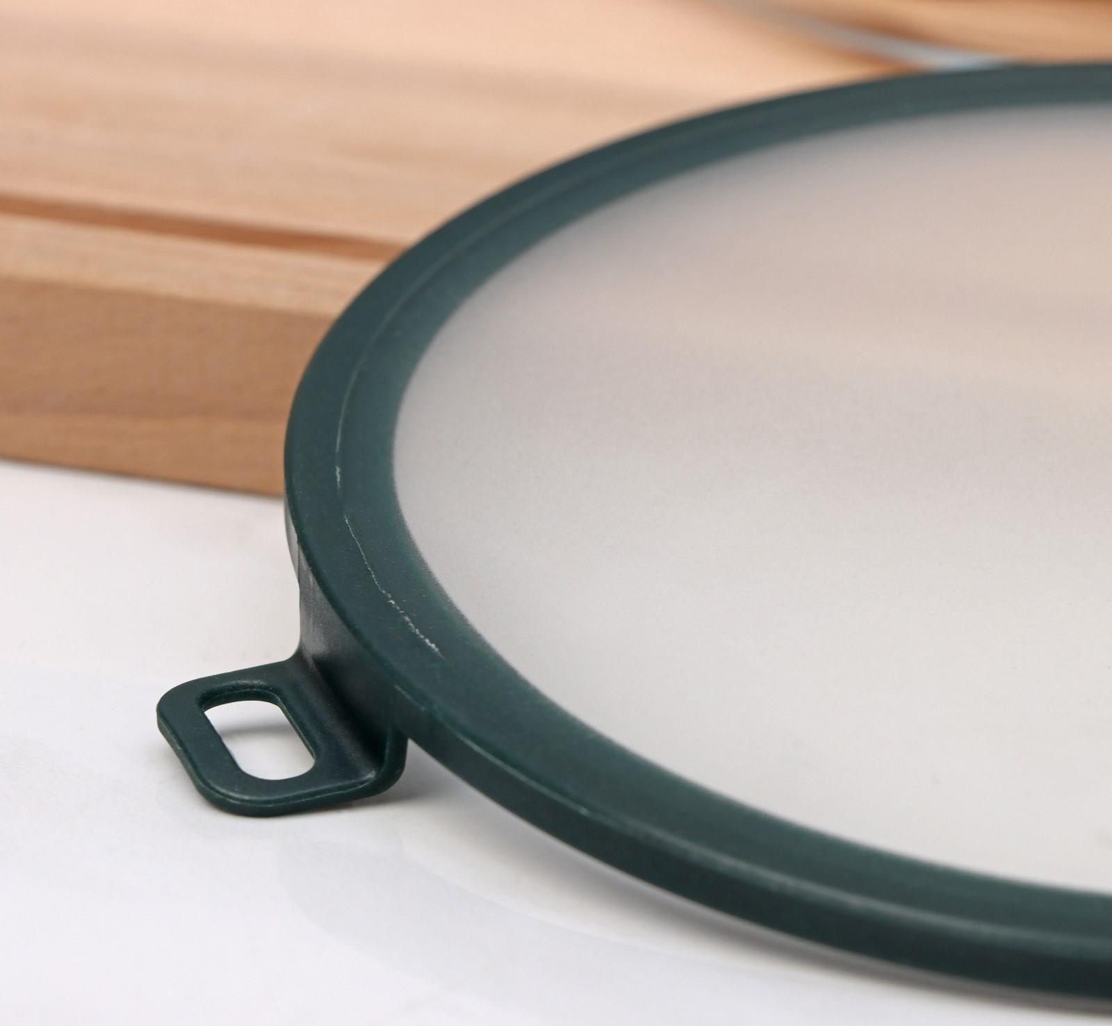 Вакуумная крышка для посуды, d=16 см, цвет зелёный