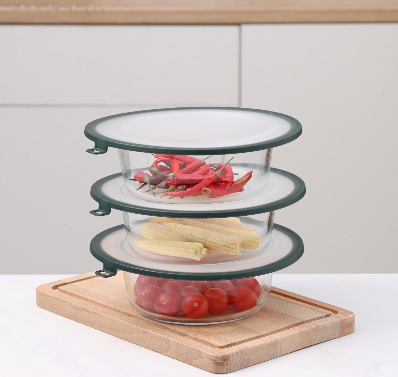 Вакуумная крышка для посуды, d=22,5 см, цвет зелёный