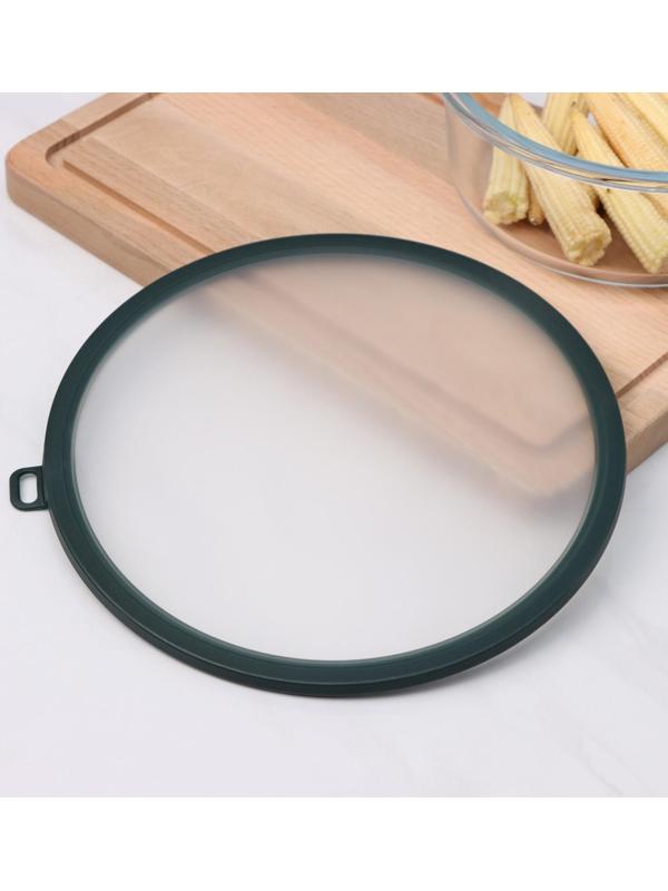 Вакуумная крышка для посуды, d=22,5 см, цвет зелёный