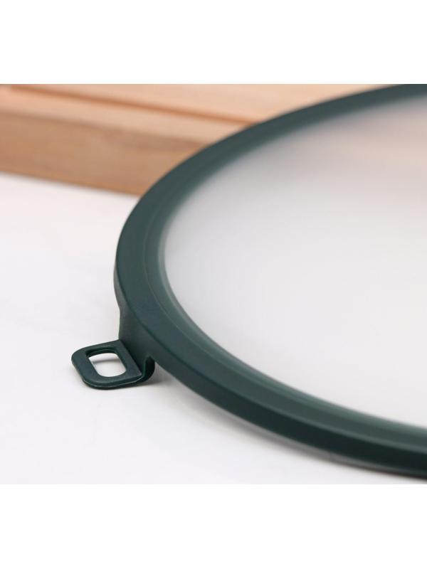 Вакуумная крышка для посуды, d=22,5 см, цвет зелёный