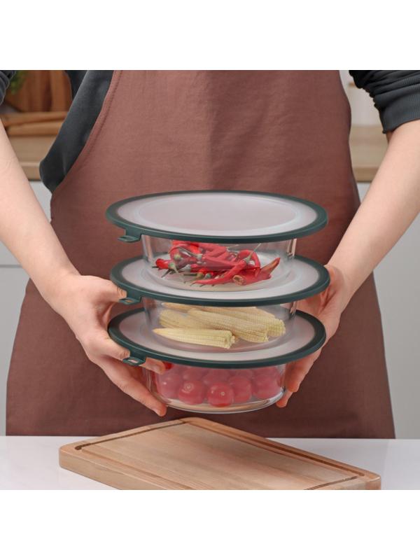 Вакуумная крышка для посуды, d=22,5 см, цвет зелёный