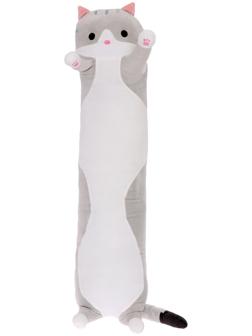 Мягкая игрушка «Кот Батон», цвет серый, 130 см