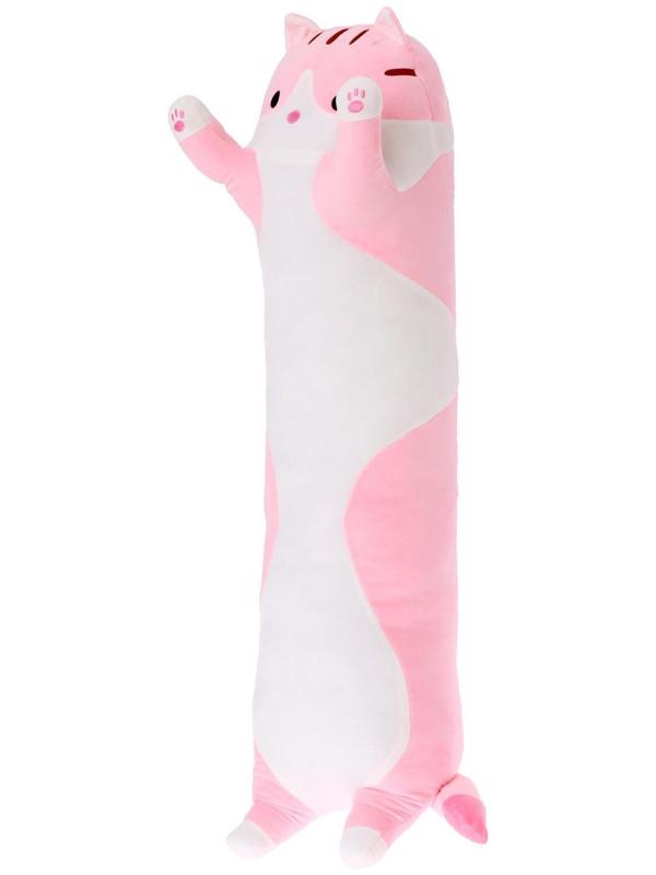 Мягкая игрушка «Кот Батон», цвет розовый, 110 см