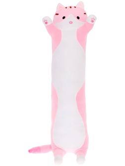 Мягкая игрушка «Кот Батон», цвет розовый, 90 см